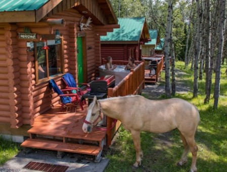 Montana Hill guest ranch cabin